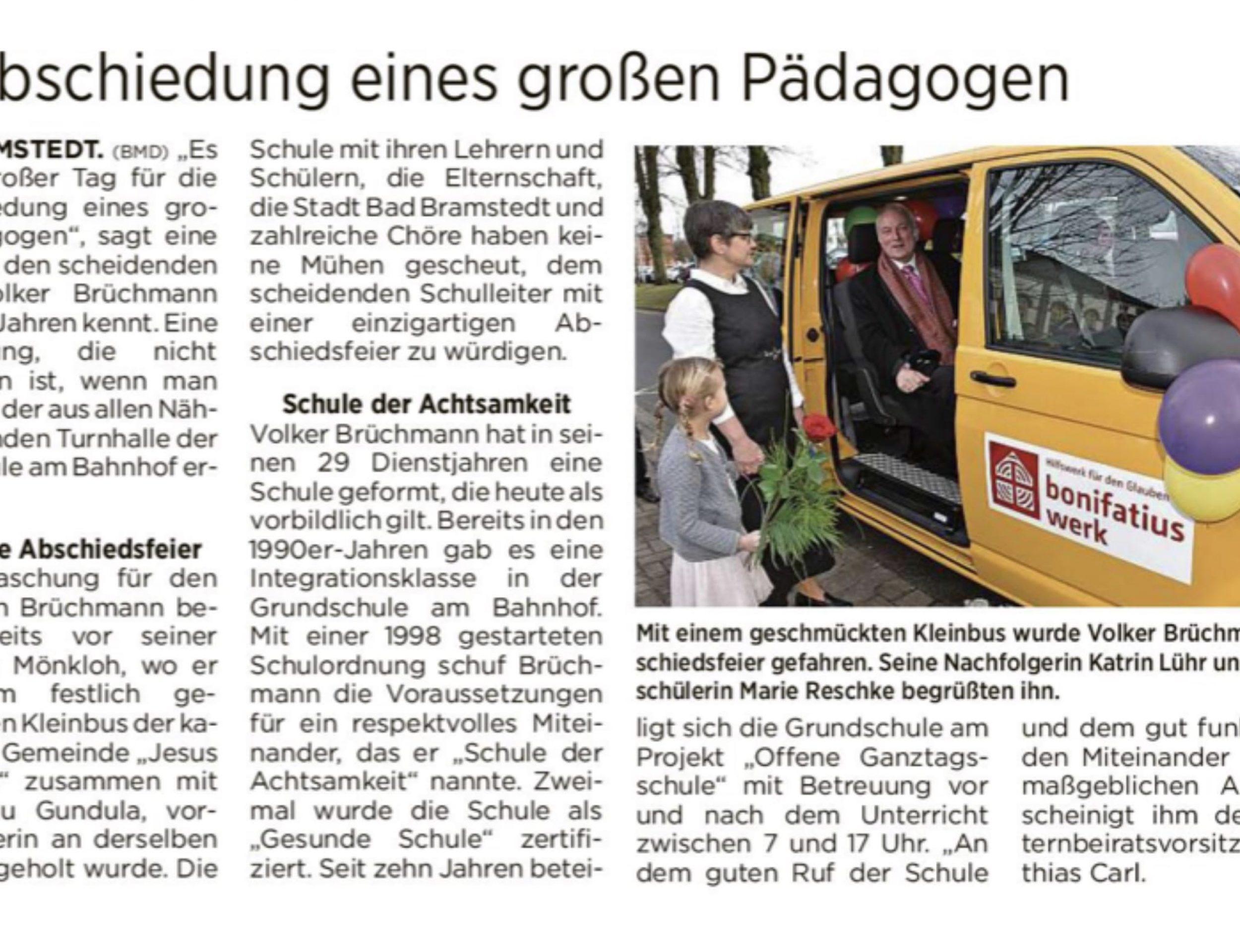 Verabschiedung Volker Brüchmann