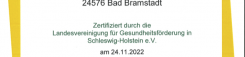 Wir sind als "Gesunde Schule" 2022 rezertifiziert